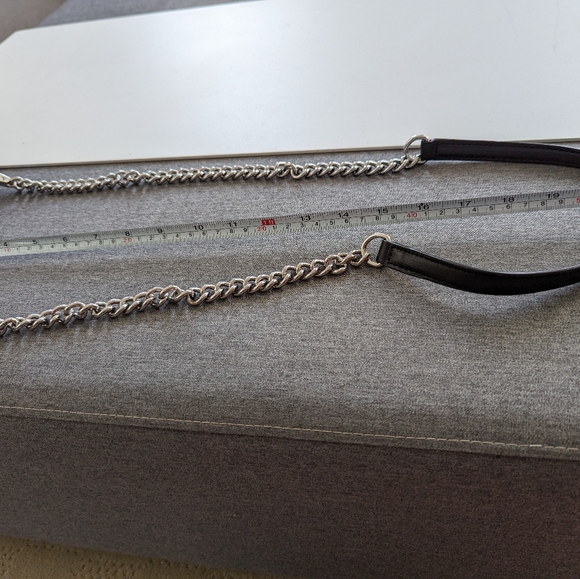 Rebecca Minkoff Whipstitch Black White Leather Purse - Picture 3 of 14